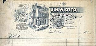 J.N.W. Otto Druggest apothecary bill