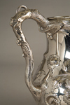 photo of silver pitcher handle
