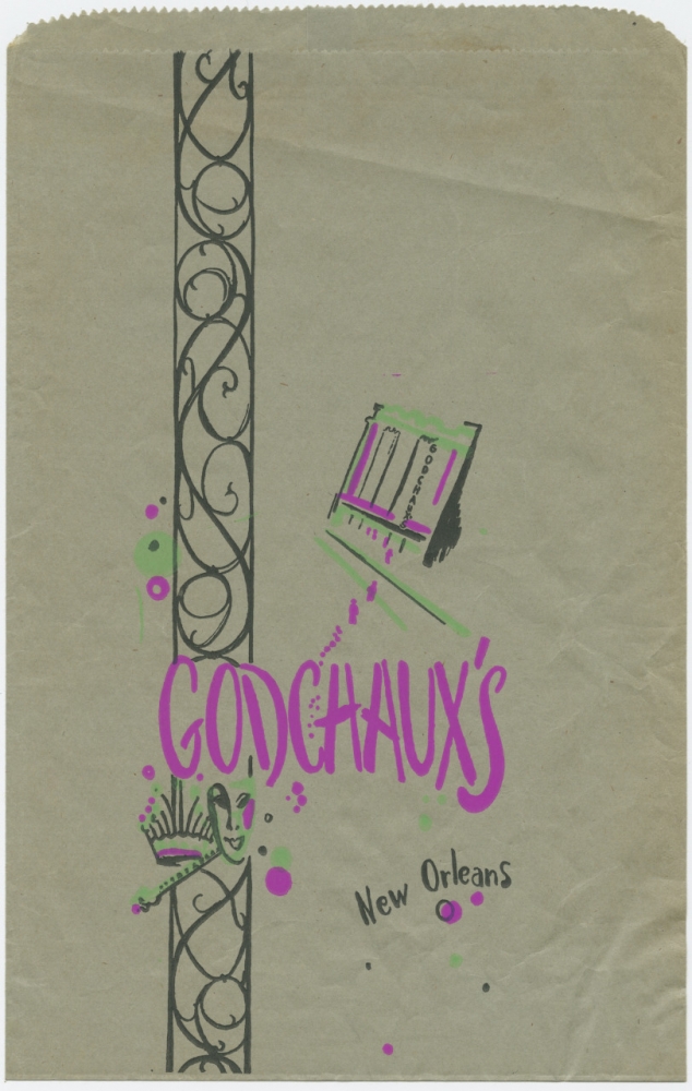  Paper bag produced for Godchaux’s department store