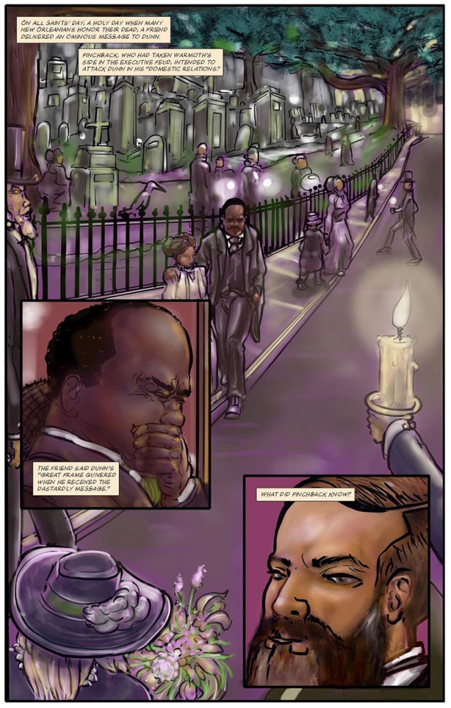Image from the graphic novel "Monumental"