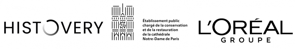 Sponsored by Histovery, Loreal Groupe and Etablissement public charge de la conservation et la restauration de la cathedrale notre-dame de paris