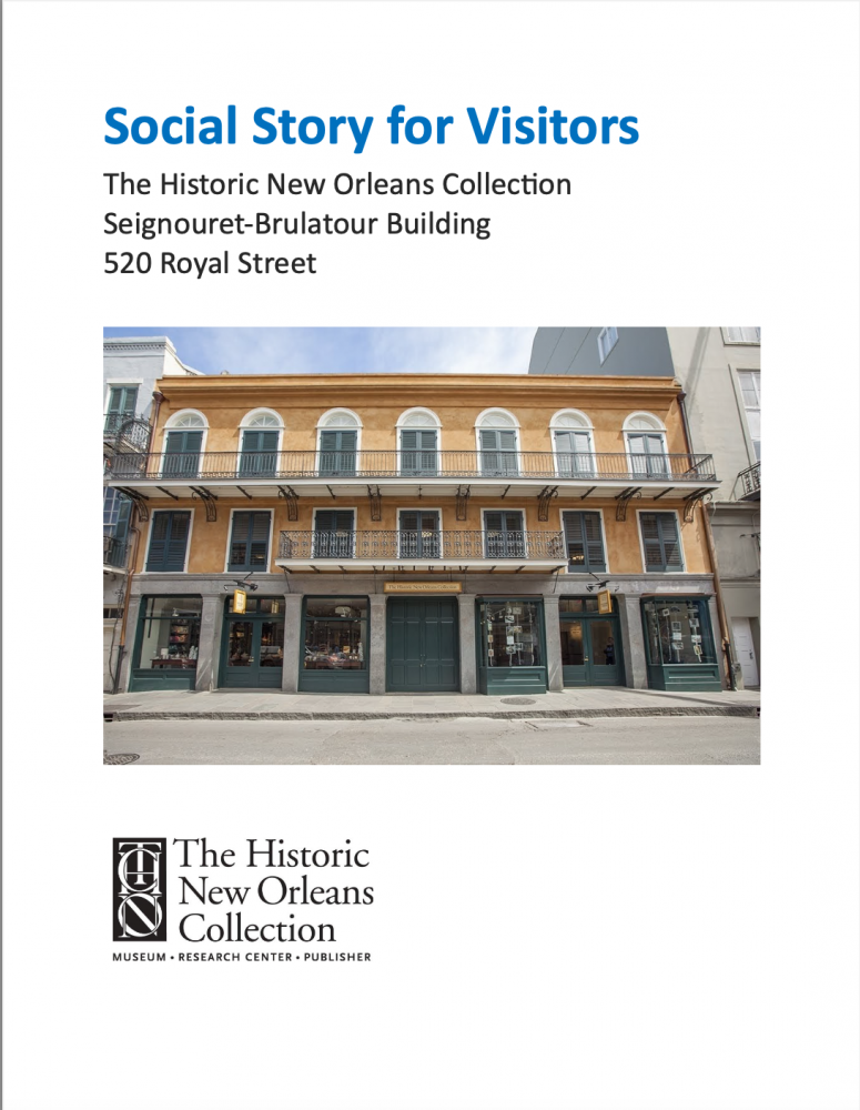 Social Story guide for the Seignoret-Brulatour Building