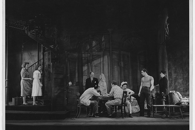 Final scene from Broadway production of Streetcar